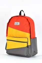 Fossil Unisex Çok Gözlü Günlük Seyahat Okul Sırt Çantası Turuncu 9507 thumbnail 4