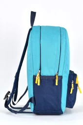 Fossil Unisex Çok Gözlü Günlük Seyahat Okul Sırt Çantası Turkuaz 9504 thumbnail 3