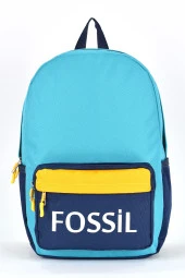 Fossil Unisex Çok Gözlü Günlük Seyahat Okul Sırt Çantası Turkuaz 9504 thumbnail 1