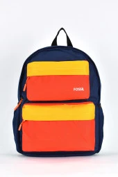 Fossil Unisex Çok Gözlü Günlük Seyahat Okul Sırt Çantası Lacivert 9503 thumbnail 1