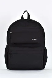 Fossil Unisex Çok Gözlü Günlük Seyahat Okul Sırt Çantası Siyah 9503 - 1