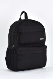 Fossil Unisex Çok Gözlü Günlük Seyahat Okul Sırt Çantası Siyah 9503 - 2