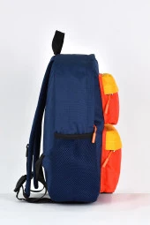 Fossil Unisex Çok Gözlü Günlük Seyahat Okul Sırt Çantası Lacivert 9503 thumbnail 3