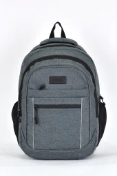 Fossil Unisex Çok Gözlü Günlük Seyahat Okul Sırt Çantası Antrasit 9501 - 1