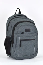 Fossil Unisex Çok Gözlü Günlük Seyahat Okul Sırt Çantası Antrasit 9501 - 2