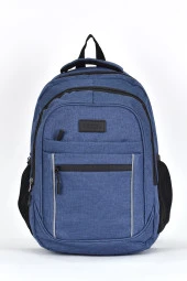 Fossil Unisex Çok Gözlü Günlük Seyahat Okul Sırt Çantası Lacivert 9501 thumbnail 1