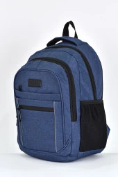 Fossil Unisex Çok Gözlü Günlük Seyahat Okul Sırt Çantası Lacivert 9501 thumbnail 4