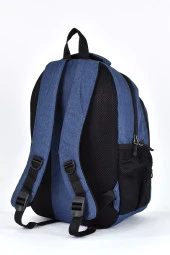 Fossil Unisex Çok Gözlü Günlük Seyahat Okul Sırt Çantası Lacivert 9501 thumbnail 5