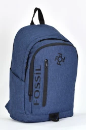 Fossil Unisex Çok Gözlü Günlük Seyahat Okul Sırt Çantası Lacivert 9500 - 1