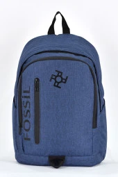 Fossil Unisex Çok Gözlü Günlük Seyahat Okul Sırt Çantası Lacivert 9500 - 2