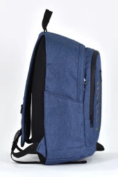 Fossil Unisex Çok Gözlü Günlük Seyahat Okul Sırt Çantası Lacivert 9500 - 3