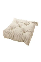Malında Sandalye Minderi Ekru 4 Adet 40/35x38x7 Cm - 3