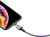 Baseus Zinc Magnetic Usb Kablo Şarj İPhone 7-8-XS-XR 2.4A 1 Metre - 5