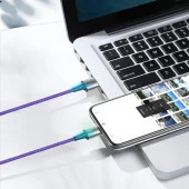 Baseus Zinc Magnetic Usb Kablo Şarj İPhone 7-8-XS-XR 2.4A 1 Metre - 6