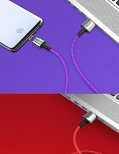 Baseus Zinc Magnetic Usb Kablo Şarj İPhone 7-8-XS-XR 2.4A 1 Metre - 8