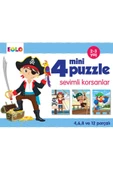 4 Mini Puzzle - Sevimli Korsanlar - Eolo Yayıncılık - Eolo Kolektif Kitabı - 1