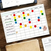 Tanex İŞARETLEME NOKTA Etiketi 10mm (5000 adet SİYAH NOKTA Etiket) thumbnail 2