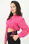 Kadın Crop Gömlek 1729-24 - 9