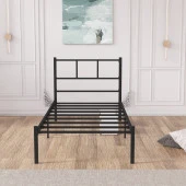 Mobpazar Karyola, Cemre Metal Karyola, 90X190 cm, Siyah Renk - 4