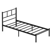 Mobpazar Karyola, Cemre Metal Karyola, 90X200 cm, Siyah Renk - 5