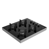 Beko BSTOC 826 S Siyah Cam Set Üstü Ocak - 2