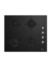 Beko BSTOC 826 S Siyah Cam Set Üstü Ocak - 5