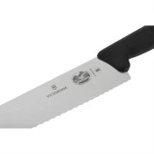 Victorinox 22cm Tırtıklı Dilimleme Şef Bıçağı Siyah 5.2033.22 - 5