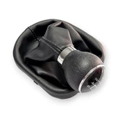 VW Caddy 2004-2010 6 İleri Vites Topuzu Körüğü Çerçevesi Siyah - 3