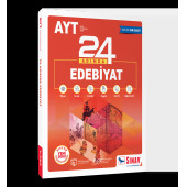 Sınav Yayınları AYT Edebiyat 24 Adımda Konu Anlatımlı Soru Bankası - 1