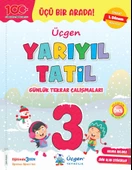 Üçgen 3.Sınıf Yarıyıl Tatil Kitabı 2023-2024 (1.Dönem Konularını Kapsar) - 2
