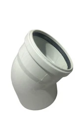 PİMAŞ DİRSEK AÇIK 45° KALDE 75 MM ATIK SU BORUSU 6 adet thumbnail 1