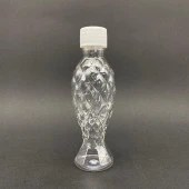 100 cc Balıksırtı Şişe  - Beyaz Kapaklı- Kapaklı Plastik Şişe x 10 Adet thumbnail 1