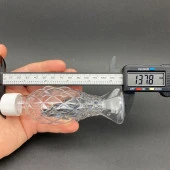 100 cc Balıksırtı Şişe  - Beyaz Kapaklı- Kapaklı Plastik Şişe x 10 Adet thumbnail 2