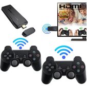 2.4g Kablosuz Denetleyici Hd 4K Hd Video 2 Kollu Oyun Konsolu Oyun Seti - 2