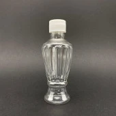 100 cc Campet Vazo Şişe - Beyaz Kapaklı- Vazo Kolonya Şişesi x 10 Adet thumbnail 1