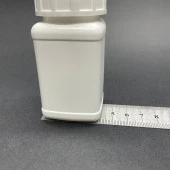 100 cc Mat Beyaz Şişe  - Kapaklı- 100ml Kapsül Kutusu x 10 Adet thumbnail 2