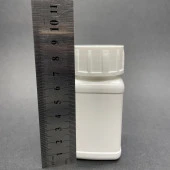 100 cc Mat Beyaz Şişe  - Kapaklı- 100ml Kapsül Kutusu x 10 Adet thumbnail 3