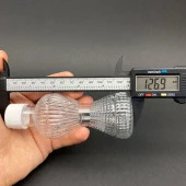 100 cc Kolonya Şişesi  - Beyaz Kapaklı- Campet Şişe x 10 Adet - 2