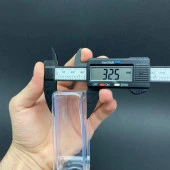 100 cc Yassı Şişe  - Beyaz Kapaklı- Plastik Yassı Şişe x 10 Adet thumbnail 3