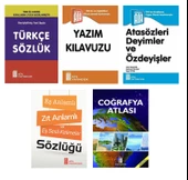 Türkçe Sözlük-Atasözleri-Yazım Kılavuzu-Eş Anlamlı,Zıt Anlamlı Kelimeler Sözlüğü-Coğrafya Atlası - 1