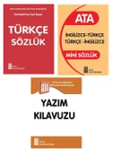 Mini Türkçe Sözlük- İngilizce Sözlük -Yazım Kılavuzu(Plastik Kapak) - 1