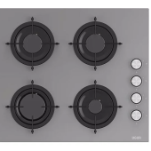 Uğur Uao 6040W0 Gcy Csr1 58 cm Gri Cam Ankastre Ocak - 2