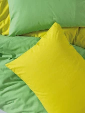 Cozy Home Popping Colors Çift Kişilik Lastikli Çarşaflı Nevresim Takımı Sage Sarı-Yeşil - 2