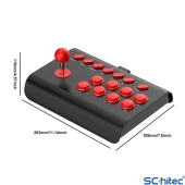 ScHitec BSP-Y02 Joystick Switch/Ps3/Ps4/Pc/Android/İos MF/TV Retro Oyun Konsolu Joystiği Beyaz - 5