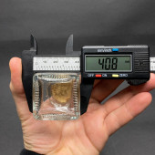 40 ml Cam Kare Kavanoz Mantar Tıpalı - 40cc Köşeli Kavanoz , Mantar Tıpalı Cam Şişe  x 10 Adet - 2