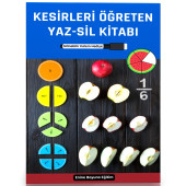 Kesirleri Öğreten YAZ-SİL Kitabı - 1