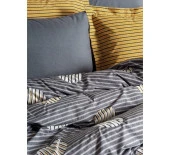 Cotton Box Ranforce Çift Kişilik Nevresim Takımı Strew Gri thumbnail 2