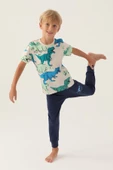 Roly Poly 3360 Dinosaur Erkek Çocuk Pijama Takımı - 3