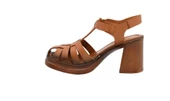 VENÜS 2413401Y PLATFORM TOPUK DERİ KADIN SANDALET - 7