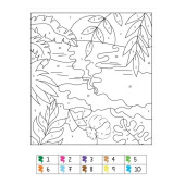 Sayılarla Boyama Seti (24 Süper Poster + 12 Boya Kalemi) - 3